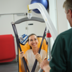 GL6 Advanced mobile lifter used for rehabilitation and physiotherapy