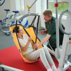 GL6 Advanced mobile lifter used for rehabilitation and physiotherapy