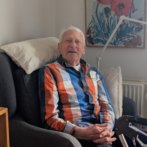 Begejstringen var til at tage og føle på hos beboer Orla Johannesen, 92 år. Hans øjne lyser op, når han fortæller om aftenen