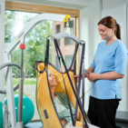 GL6 Advanced mobile lifter in a nursing home