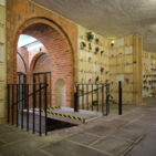 Stepless SLP H løfteplattform i Högalid kirke, Stockholm